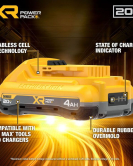 DEWALT 20V MAX XR PowerPack 4Ah Lithium-Ion Battery Kit (High Performance Cordless Tool Battery) DEWALT 20V MAX XR PowerPack 4Ah Lithium-Ion Battery Kit (High Performance Cordless Tool Battery)