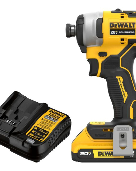 DEWALT ATOMIC 20V MAX Brushless Compact 1/4 Inch Impact Driver – Cordless Power Tool DEWALT ATOMIC 20V MAX Brushless Compact 1/4 Inch Impact Driver – Cordless Power Tool