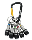 DEWALT ATOMIC 20V MAX Multi-Head Drill Driver – Bare Tool & Key Ring Bit Holder Set Bundle, Brushless Cordless