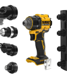 DEWALT ATOMIC 20V MAX Multi-Head Drill Driver – Bare Tool & Key Ring Bit Holder Set Bundle, Brushless Cordless