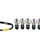 DEWALT ATOMIC 20V MAX Multi-Head Drill Driver – Bare Tool & Key Ring Bit Holder Set Bundle, Brushless Cordless