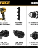 DEWALT ATOMIC 20V MAX Multi-Head Drill Driver – Compact Brushless Cordless (Bare Tool) DEWALT ATOMIC 20V MAX Multi-Head Drill Driver – Compact Brushless Cordless (Bare Tool)