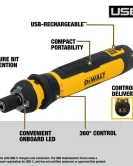 DEWALT Cordless Screwdriver with FLEXDRIVE Control – Brushless, Precision Torque Control DEWALT Cordless Screwdriver with FLEXDRIVE Control – Brushless, Precision Torque Control