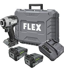 FLEX 1/4 Inch One-Touch Hex Impact Driver with Multi-Mode Kit