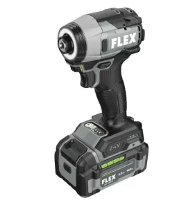 FLEX 1/4 Inch One-Touch Hex Impact Driver with Multi-Mode Kit