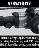 Makita 1-9/16 Inch Spline Rotary Hammer Drill Makita 1-9/16 Inch Spline Rotary Hammer Drill