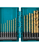 Makita 18V LXT Cordless 1/4 Inch Hex Impact Driver Kit with 3.0Ah Battery and 14 Piece Titanium Drill Bit Set Bundle Makita 18V LXT Cordless 1/4 Inch Hex Impact Driver Kit with 3.0Ah Battery and 14 Piece Titanium Drill Bit Set Bundle