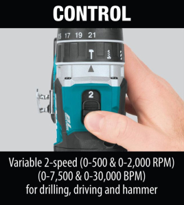 Makita 18V LXT Brushless 1/2-Inch Hammer Drill – Bare Tool