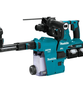 Makita 18V X2 (36V) LXT 1-1/8 Inch AVT SDS-PLUS Rotary Hammer Kit with Dust Extractor AWS
