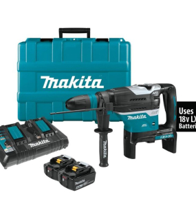 Makita 18V X2 (36V) LXT 1-9/16-Inch Advanced AVT Rotary Hammer Kit – Brushless SDS-Max Cordless