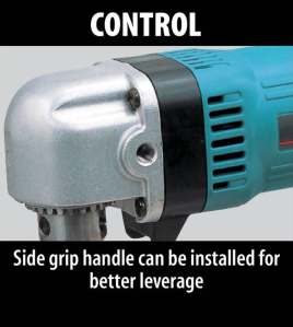 Makita 3/8-Inch Reversible Angle Drill – Compact Right Angle Corded Drill