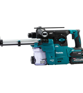 Makita 40V max XGT 1-3/16 Inch AVT Rotary Hammer Kit with Dust Extractor