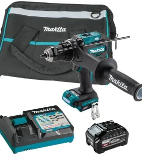 Makita 40V Max XGT 4.0Ah Brushless Cordless 3-Speed 1/2-Inch Hammer Drill Driver Kit