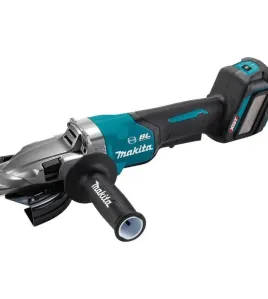 Makita 40V Max XGT Brushless 5-Inch Paddle Switch Flathead Grinder – Variable Speed with Electric Brake (Bare Tool)