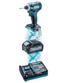 Makita XGT 40V Max 4-Speed Impact Driver Bare Tool with ImpactX 100 Piece Driver Bit Set Bundle Makita XGT 40V Max 4-Speed Impact Driver Bare Tool with ImpactX 100 Piece Driver Bit Set Bundle