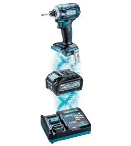 Makita XGT 40V Max 4-Speed Impact Driver Bare Tool with ImpactX 100 Piece Driver Bit Set Bundle