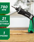 Metabo HPT 1/4 Inch Hex Drive Screwdriver Kit Metabo HPT 1/4 Inch Hex Drive Screwdriver Kit
