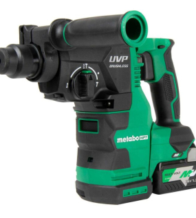 Metabo HPT 36V MultiVolt 1-1/8-Inch SDS Plus Rotary Hammer with UVP Brushless Cordless Concrete Drill