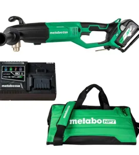 Metabo HPT 36V MultiVolt Cordless 1/2-Inch High Power Right Angle Drill Kit with Brushless Motor