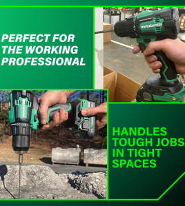 Metabo HPT 36V MultiVolt Cordless Brushless 1/2 Inch Hammer Drill Kit