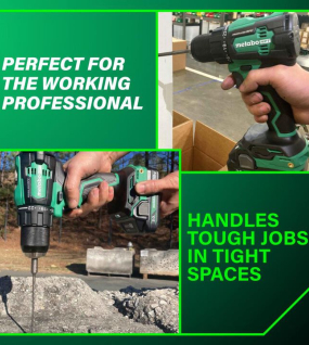 Metabo HPT 36V MultiVolt Cordless Brushless 1/2 Inch Hammer Drill Kit