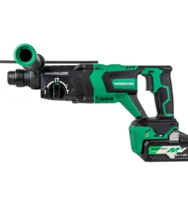 Metabo HPT 36V MultiVolt SDS Plus 1-1/8-Inch D-Handle Rotary Hammer Kit with Brushless Motor