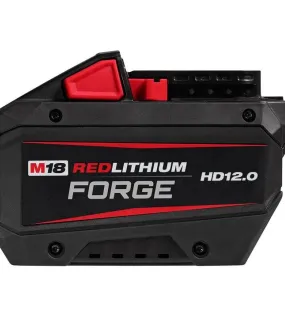 Milwaukee M18 REDLITHIUM FORGE HD 18V 12Ah Lithium-Ion High Output Battery Pack with Fuel Gauge