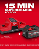 Milwaukee M18 REDLITHIUM FORGE XC 18V 6Ah Lithium-Ion Battery Pack with Fuel Gauge Milwaukee M18 REDLITHIUM FORGE XC 18V 6Ah Lithium-Ion Battery Pack with Fuel Gauge