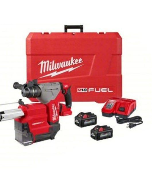 Milwaukee M18 FUEL 18V 1-1/8 Inch SDS Plus Rotary Hammer with ONE-KEY & Dust Extractor Kit Milwaukee M18 FUEL 18V 1-1/8 Inch SDS Plus Rotary Hammer with ONE-KEY & Dust Extractor Kit