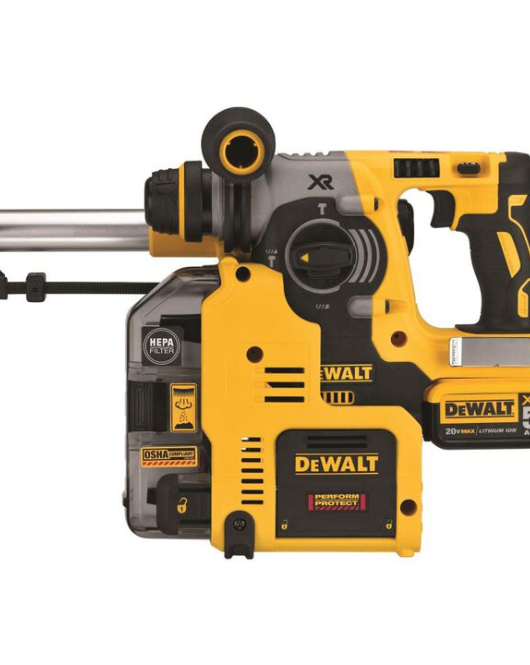 DEWALT 20V MAX 1-Inch SDS+ Rotary Hammer with Dust Collection Kit – Cordless Drill DEWALT 20V MAX 1-Inch SDS+ Rotary Hammer with Dust Collection Kit – Cordless Drill