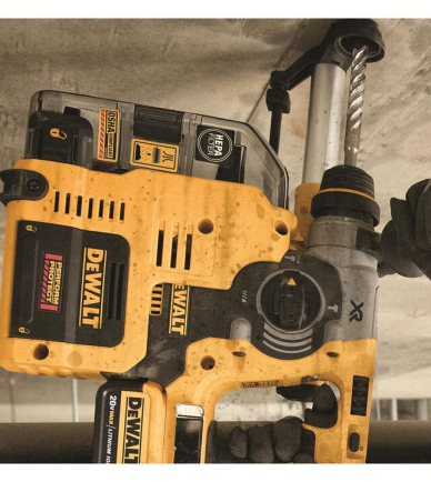 DEWALT 20V MAX 1-Inch SDS+ Rotary Hammer with Dust Collection Kit – Cordless Drill