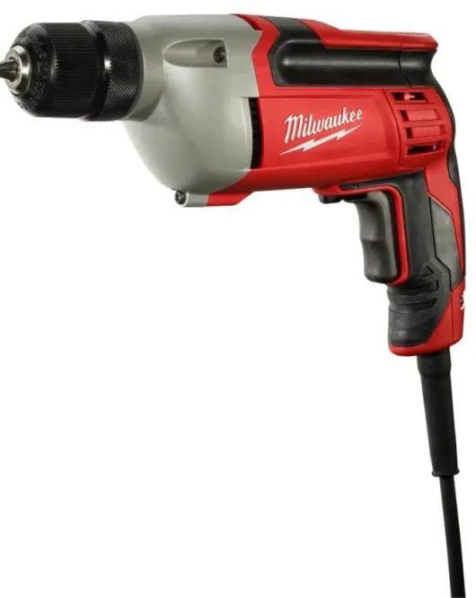 Milwaukee 3/8-Inch Corded/ Cordless Drill – High-Torque Professional Drill for Wood, Metal & Construction