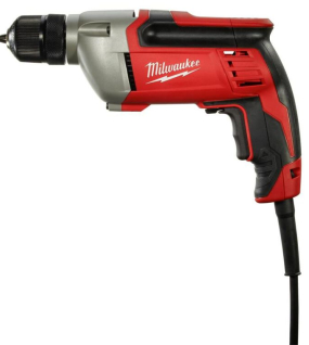 Milwaukee 3/8-Inch Corded/ Cordless Drill – High-Torque Professional Drill for Wood, Metal & Construction