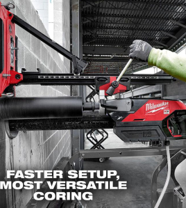 Milwaukee Compact Core Drill Stand – Portable, Heavy-Duty Concrete &amp; Masonry Drill Stand