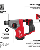 Milwaukee M12 FUEL 12V 5/8-Inch SDS Plus Rotary Hammer – Bare Tool, Compact Brushless Cordless Drill Milwaukee M12 FUEL 12V 5/8-Inch SDS Plus Rotary Hammer – Bare Tool, Compact Brushless Cordless Drill