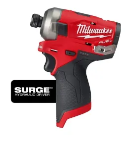 Milwaukee M12 FUEL SURGE 12V 1/4-Inch Hex Hydraulic Driver – Bare Tool, Brushless Cordless