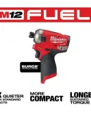 Milwaukee M12 FUEL SURGE 12V 1/4-Inch Hex Hydraulic Driver – Bare Tool, Brushless Cordless Milwaukee M12 FUEL SURGE 12V 1/4-Inch Hex Hydraulic Driver – Bare Tool, Brushless Cordless