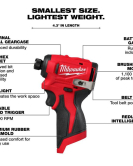 Milwaukee M12 Subcompact Brushless 12V 1/4-Inch Hex Impact Driver – Bare Tool, Cordless Compact Drill Milwaukee M12 Subcompact Brushless 12V 1/4-Inch Hex Impact Driver – Bare Tool, Cordless Compact Drill