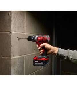 Milwaukee M18 FUEL 18V Compact 1/2-Inch Hammer Drill/Driver – Bare Tool, Brushless Cordless Drill
