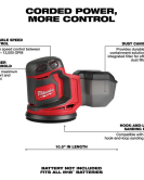 Milwaukee M18 18V Drill Driver, Impact Driver & Random Orbit Sander 3-Piece Combo Kit – Cordless Brushless Tools with Battery & Charger Milwaukee M18 18V Drill Driver, Impact Driver & Random Orbit Sander 3-Piece Combo Kit – Cordless Brushless Tools with Battery & Charger