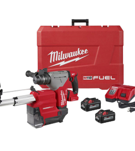 Milwaukee M18 FUEL 18V 1-1/8 Inch SDS Plus Rotary Hammer with ONE-KEY &amp; Dust Extractor Kit