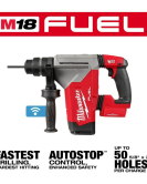 Milwaukee M18 FUEL 18V 1-1/8 Inch SDS Plus Rotary Hammer with ONE-KEY Bare Tool Milwaukee M18 FUEL 18V 1-1/8 Inch SDS Plus Rotary Hammer with ONE-KEY Bare Tool
