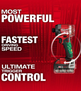Milwaukee M18 FUEL 18V 1/4-Inch Hex Impact Driver Kit – Cordless Brushless Drill Kit with Battery and Charger
