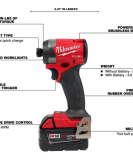 Milwaukee M18 FUEL 18V 1/4-Inch Hex Impact Driver Kit – Cordless Brushless Drill Kit with Battery and Charger Milwaukee M18 FUEL 18V 1/4-Inch Hex Impact Driver Kit – Cordless Brushless Drill Kit with Battery and Charger