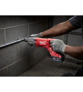Milwaukee M18 FUEL 18V D-Handle Rotary Hammer Kit – SDS Plus Cordless Brushless Drill Kit