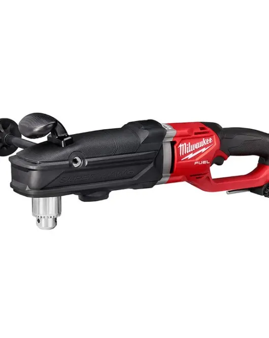 Milwaukee M18 FUEL Super Hawg 1/2" Right Angle Drill – Bare Tool, High-Torque Cordless Drill Milwaukee M18 FUEL Super Hawg 1/2" Right Angle Drill – Bare Tool, High-Torque Cordless Drill