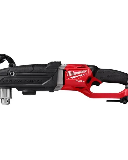 Milwaukee M18 FUEL Super Hawg 1/2" Right Angle Drill – Bare Tool, High-Torque Cordless Drill Milwaukee M18 FUEL Super Hawg 1/2" Right Angle Drill – Bare Tool, High-Torque Cordless Drill