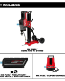 Milwaukee MX FUEL Core Rig with Stand Kit – Cordless High-Power Concrete Drilling System Milwaukee MX FUEL Core Rig with Stand Kit – Cordless High-Power Concrete Drilling System