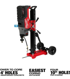 Milwaukee MX FUEL Core Rig with Stand Kit – Cordless High-Power Concrete Drilling System