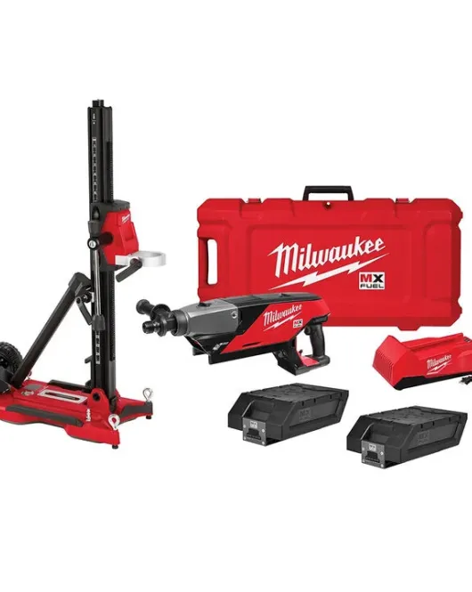 Milwaukee MX FUEL Handheld Core Drill Kit with Stand – Cordless High-Power Concrete Drill Milwaukee MX FUEL Handheld Core Drill Kit with Stand – Cordless High-Power Concrete Drill